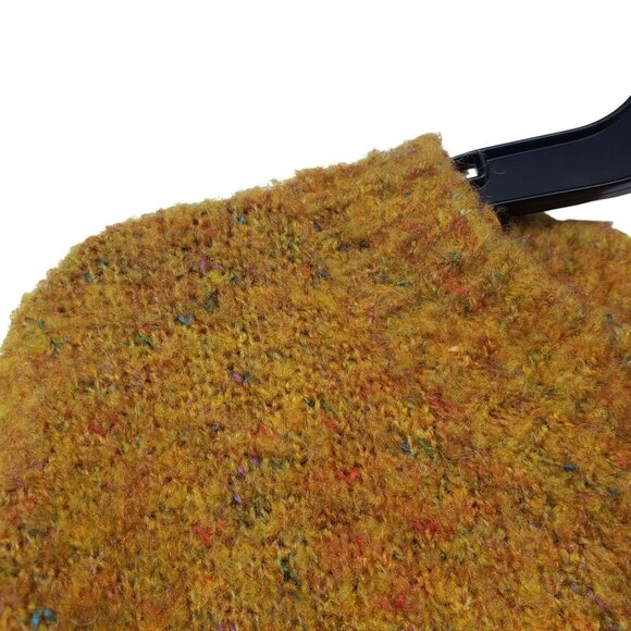 Mystree Yellow Multicolor Round Neck Long Sleeve Pullover Sweater L Womens - Picture 2 of 9